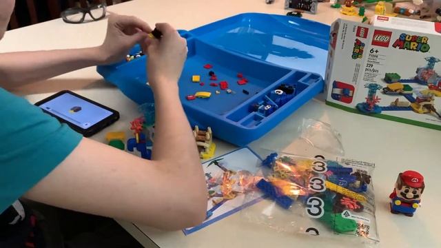 Lego Super Mario: Dorrie's Beachfront Set (Full Build) смотреть онлайн