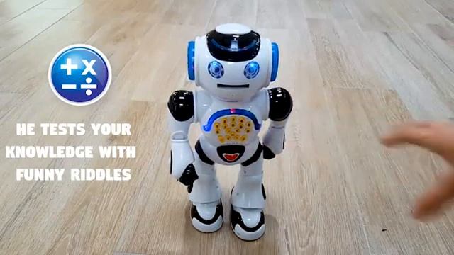 LEXiBOOK ROB50EN_09 Powerman Remote Control Walking Talking Toy Robot, Educational Robot, Da Review смотреть онлайн