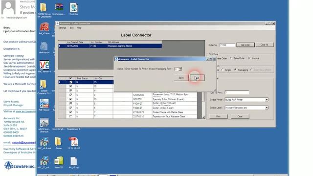Label Connector for QuickBooks Packaging Mode смотреть онлайн