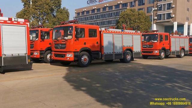 Dongfeng fire fighting trucks delivered from factory смотреть онлайн