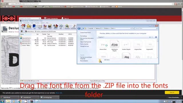 How to download 3rd party fonts | First Video смотреть онлайн