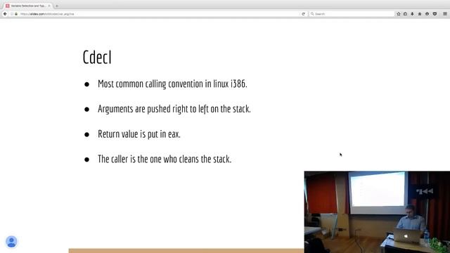 r2con 2016 - oddcoder - Function argument detection and Type matching смотреть онлайн