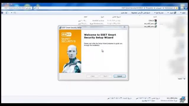 شرح تثبيت برنامج نود32 Eset Smart Security 8 مع التفعيل إلى الأبد смотреть онлайн