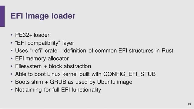 [2019] Building a Firmware for Virtual Machines using Rust by Rob Bradford смотреть онлайн