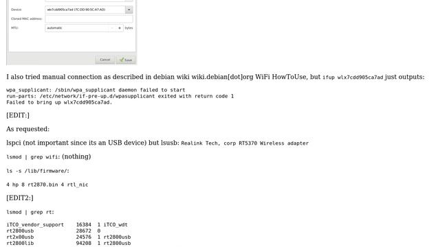 Debian - No WiFi after fresh install смотреть онлайн