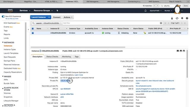 AWS EC2 Virtual Instance Connecting and SSH Access from local computer смотреть онлайн