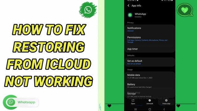 How To Fix Restoring From Icloud Not Working On Whatsapp App смотреть онлайн