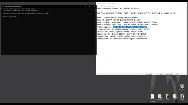 Activate Windows 10 using CMD смотреть онлайн