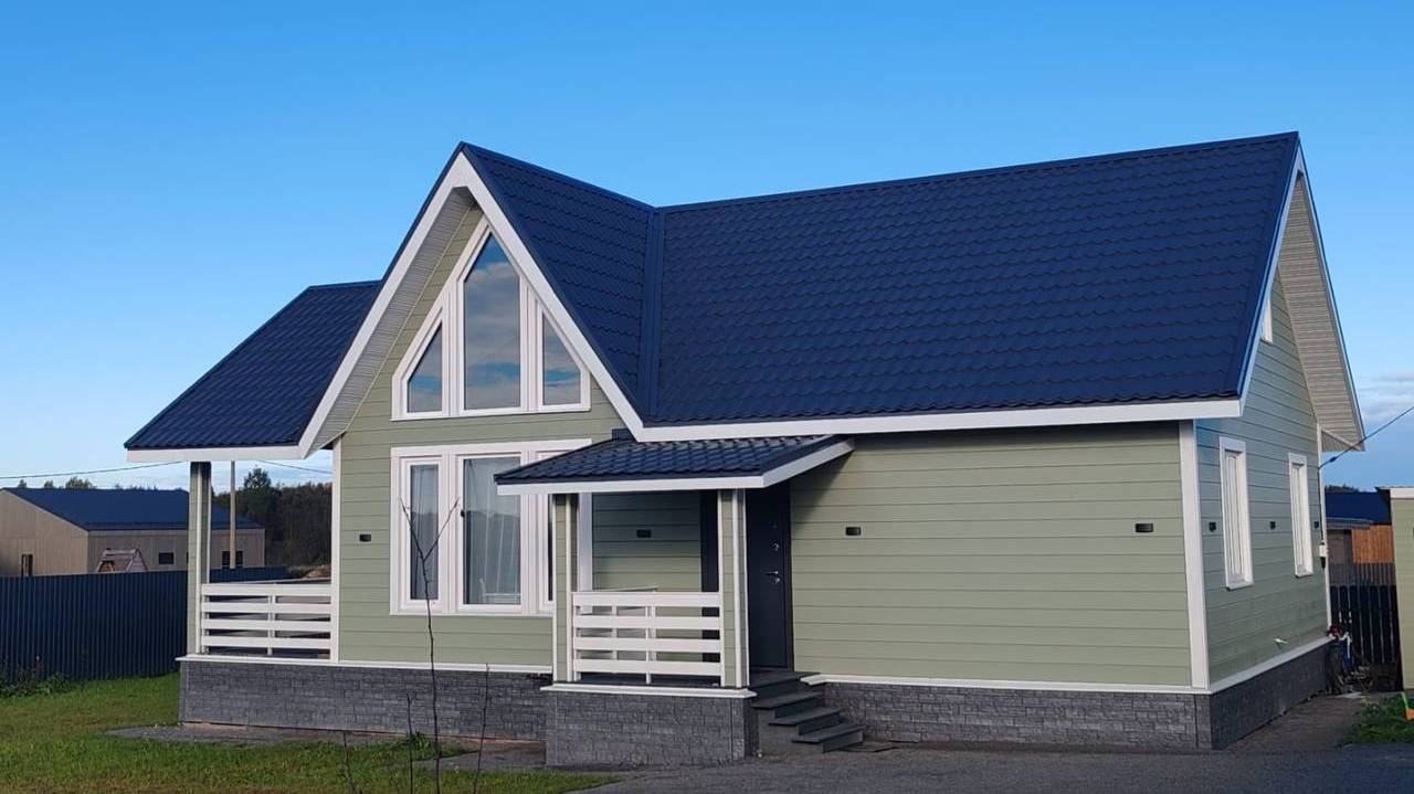 Дом, Ломоносовский район, КП "Зелёный Хутор" смотреть онлайн