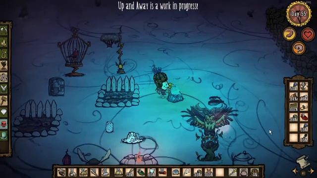 Прохождение Don't Starve с модом Up and Away #8 - Безумная Индейка и Злые Мишутки смотреть онлайн