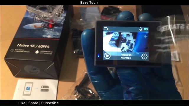 AKASO Touch Screen WiFi Action Camera | Under Water Camera | Unboxing | Easy Tech