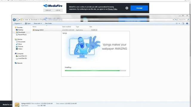 How To Set Live Wallpaper In Window 7 , 8 , 10 | Video Background смотреть онлайн