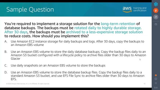 AWS ACO Webinar Exam Readiness смотреть онлайн