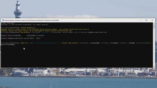 Office 365 Basic Powershell Cmdlets Azure Active Directory Module смотреть онлайн