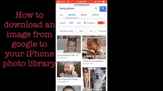 How to download an image from safari to your iPhone 📱 photo library/iPhone me photo download Kare смотреть онлайн