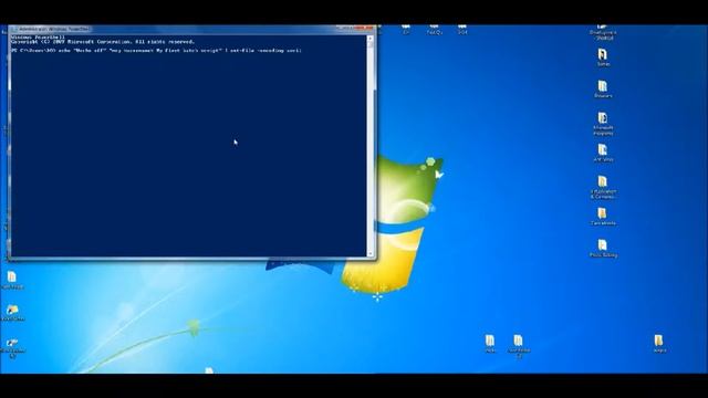 How to create a Batch Script using PowerShell смотреть онлайн