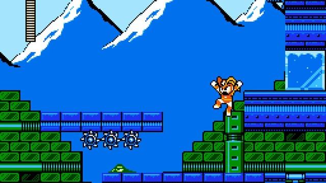 Mega Man Maker Nes Hack Stage Level Snow Mountain By Blast Man MkII смотреть онлайн