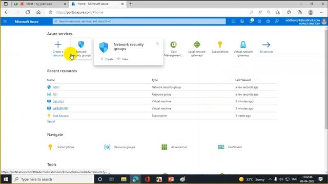 Azure Application Security Group Practical смотреть онлайн