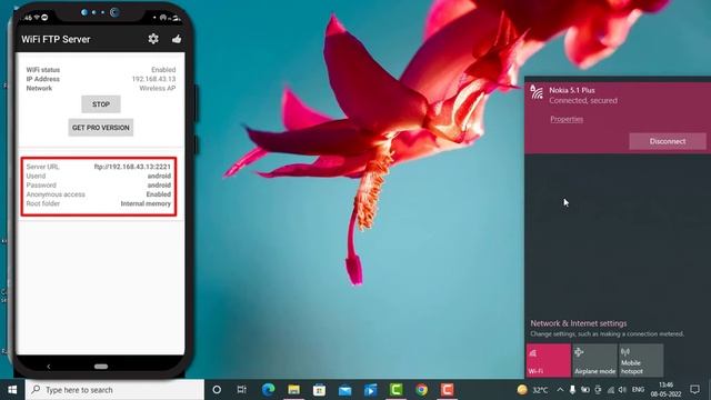 Wireless Data Transfer From Android To Laptop || Mobile To Laptop Data Transfer смотреть онлайн