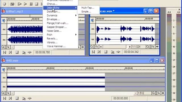 6 - Tutorial do SOUND FORGE - Effects Menu смотреть онлайн