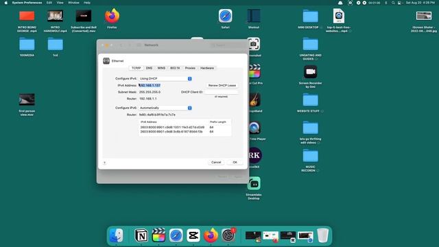 How to change IP address on macOS desktop computer смотреть онлайн