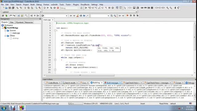 Install SFML with CodeBlock 20.03 смотреть онлайн