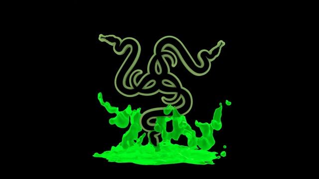 Razer logo liquid simulation смотреть онлайн