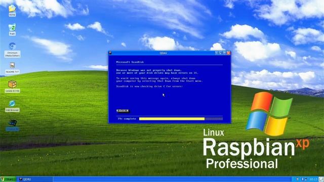 Windows XP en Raspberry Pi? Sin máquina virtual Raspbian XP Q4OS смотреть онлайн