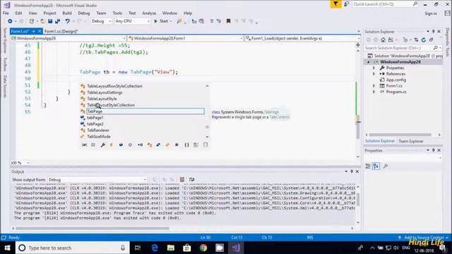 C# TabControl Explained in Hindi смотреть онлайн