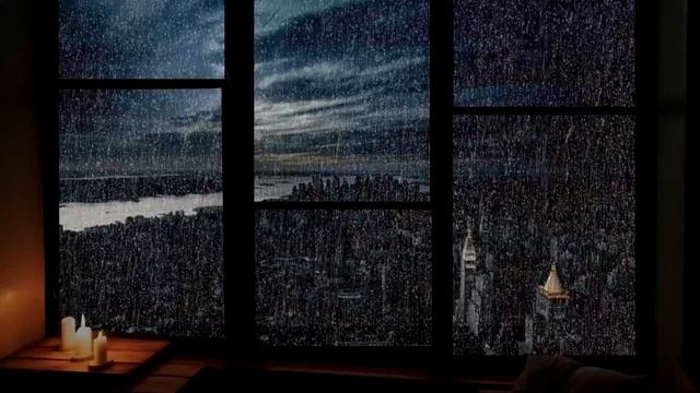 Rain Window | The Sound Of Rain And Thunder Helps Those Who Have Insomnia, Study | 3 Hours Rain смотреть онлайн