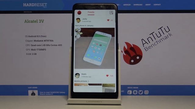 AnTuTu Benchmark on ALCATEL 3V – Android Performance Checkup смотреть онлайн
