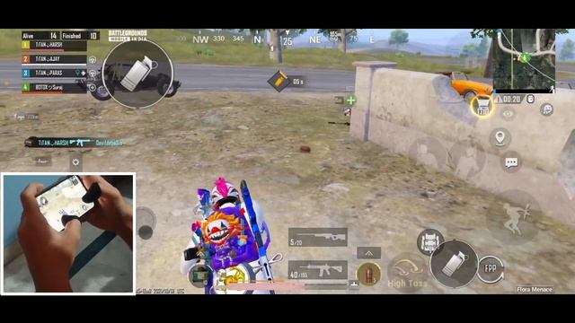 Iphone 12 Bgmi Handcam 4 Finger + Always On Gyro смотреть онлайн