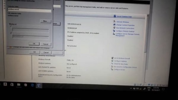 How to Install Windows Server 2008 and Domain Configuration - ITS-301 Estellana, Loeygy C.