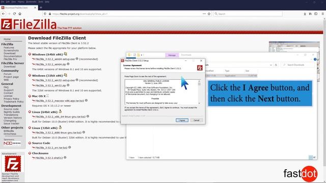 How to Install the FTP Client Filezilla on Windows Fastdot смотреть онлайн