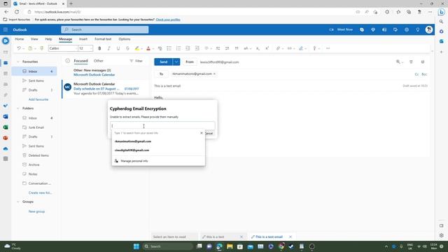 How to send an encrypted message - Cypherdog Encryption (Windows) смотреть онлайн