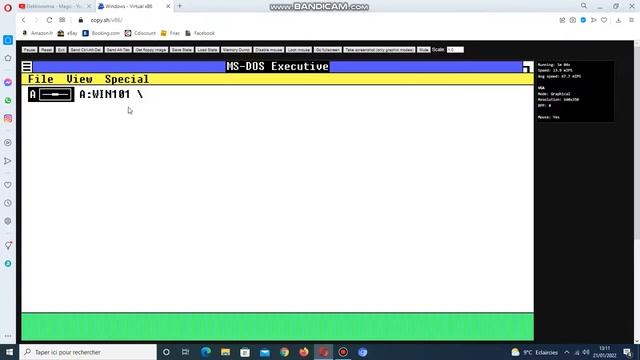 Windows 1.01 installation - copy.sh смотреть онлайн
