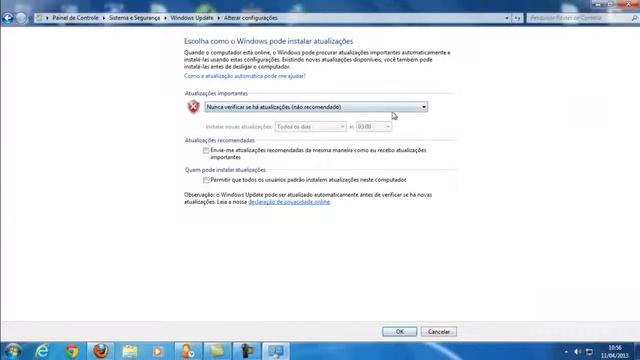 Como desabilitar a atualização automática do windows 7 смотреть онлайн