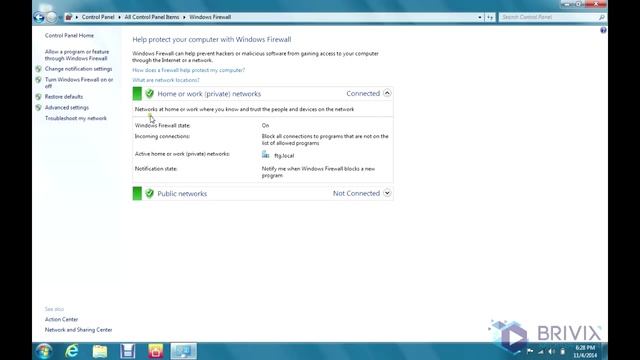 HowToTurn Windows Firewall On Off Window7 /// Brivix смотреть онлайн