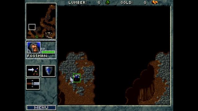 Warcraft: Orcs & Humans | Human Campaign: Mission 04 | MS DOS | Gameplay HD смотреть онлайн