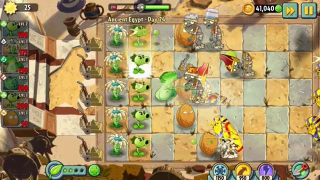 Plants vs Zombies 2 : Ancient Egypt-Day 24 | PVZ GAMING VN смотреть онлайн