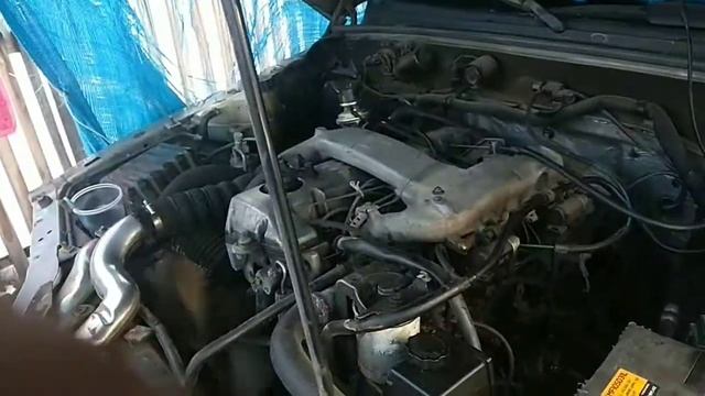 SSANG YONG MUSSO SPORTS OM662LA запуск зимой. смотреть онлайн