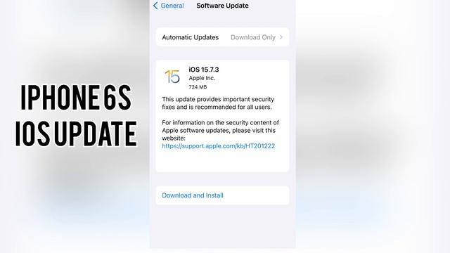 IOS 15.7.3 Update | iPhone 6s ios Software Update | iPhone new update смотреть онлайн