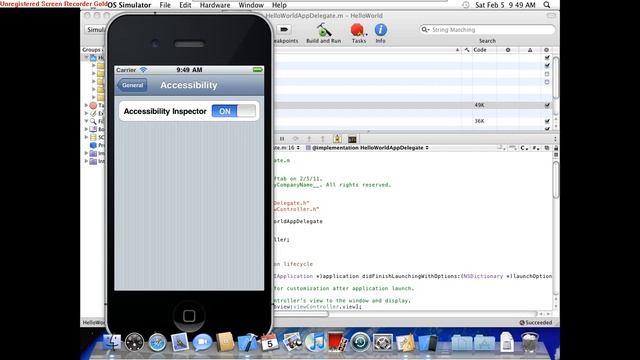 Iphone Simulator on Xcode 3.2 смотреть онлайн