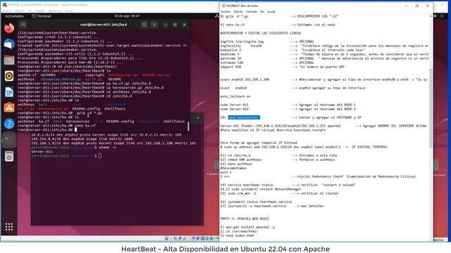 HA Alta Disponibilidad Ubuntu 22.04 #apache2 смотреть онлайн