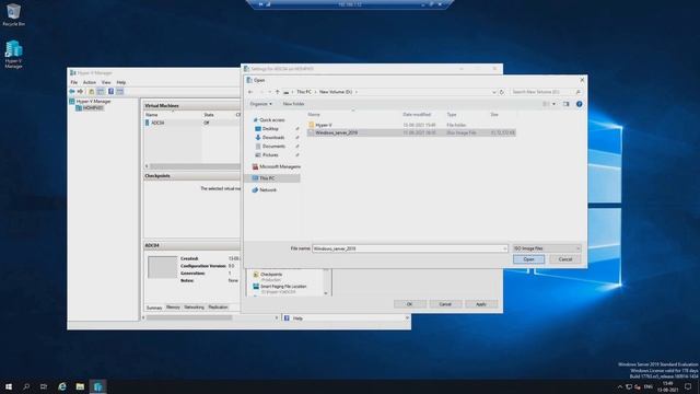 Install Windows Server 2019 on Hyper V смотреть онлайн