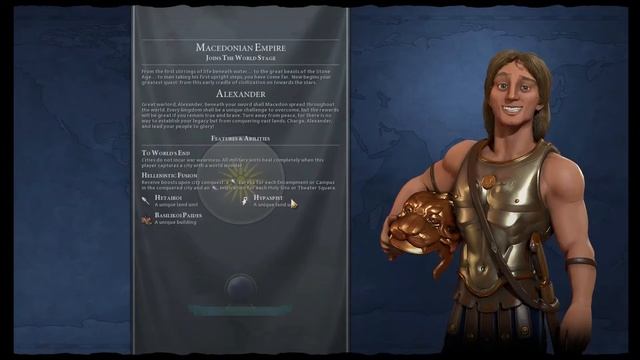 Alexander Intro Civilization 6 смотреть онлайн