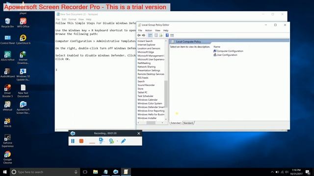 How To Disable Windows Defender Permanently In Windows 10 смотреть онлайн