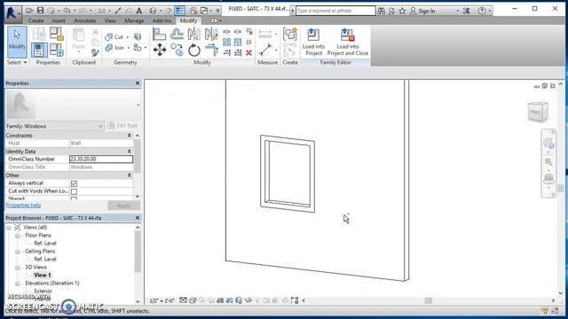 Creating a New Window Family in Revit смотреть онлайн