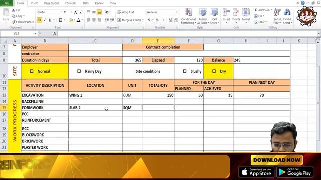 Complete Daily Progress Report (DPR) बनाना सीखे Format के साथ | Construction Project Tutorial смотреть онлайн
