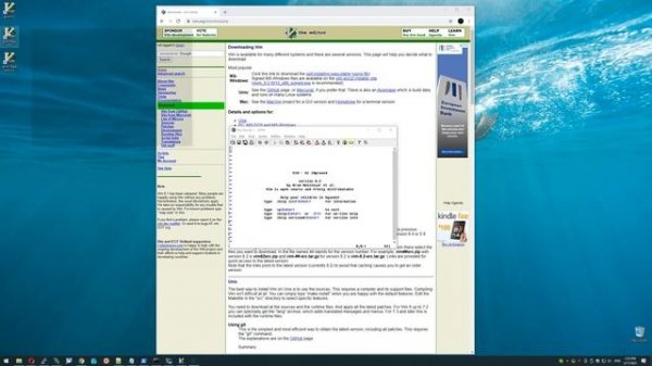 How to install Vim (vi) on Windows 10
